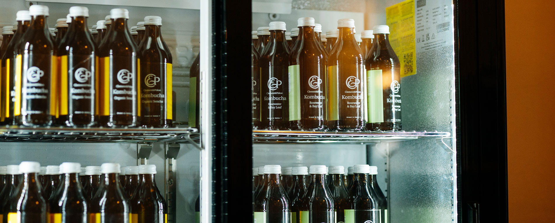 Clement and Pekoe Dublin, Tea and Coffee specialists, hand producing organic Kombucha